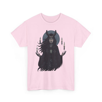 Moonlit Sorceress – Enchanted Candlelight Tee