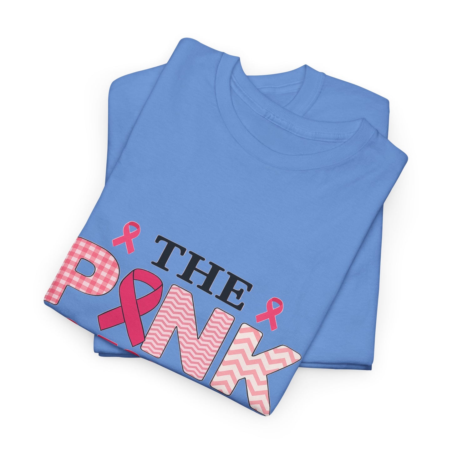 Mom's Strength: Pink Ribbon Breast Cancer Awareness Tee
