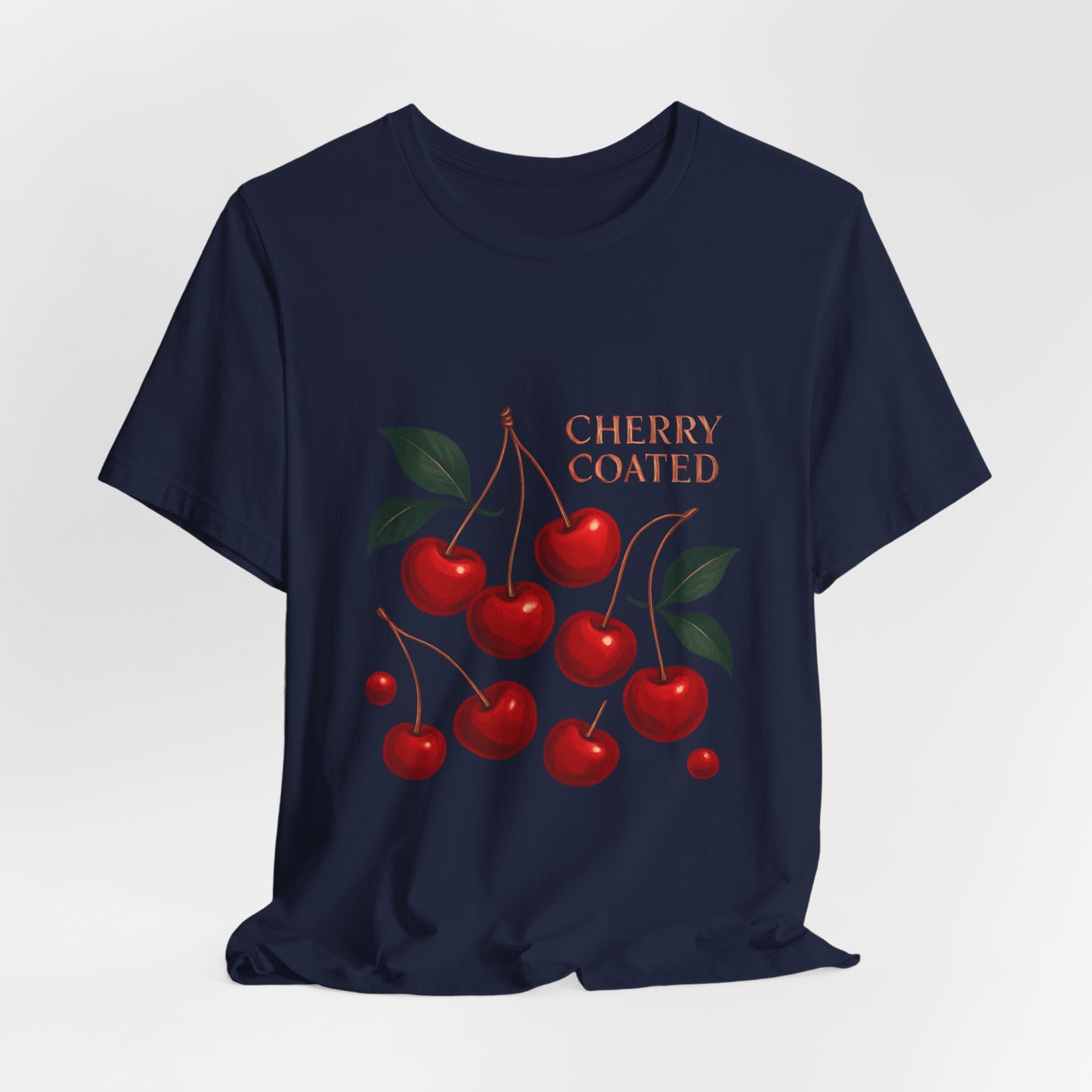 Cherry Coated Tee — Vintage Cherry Graphic T-Shirt