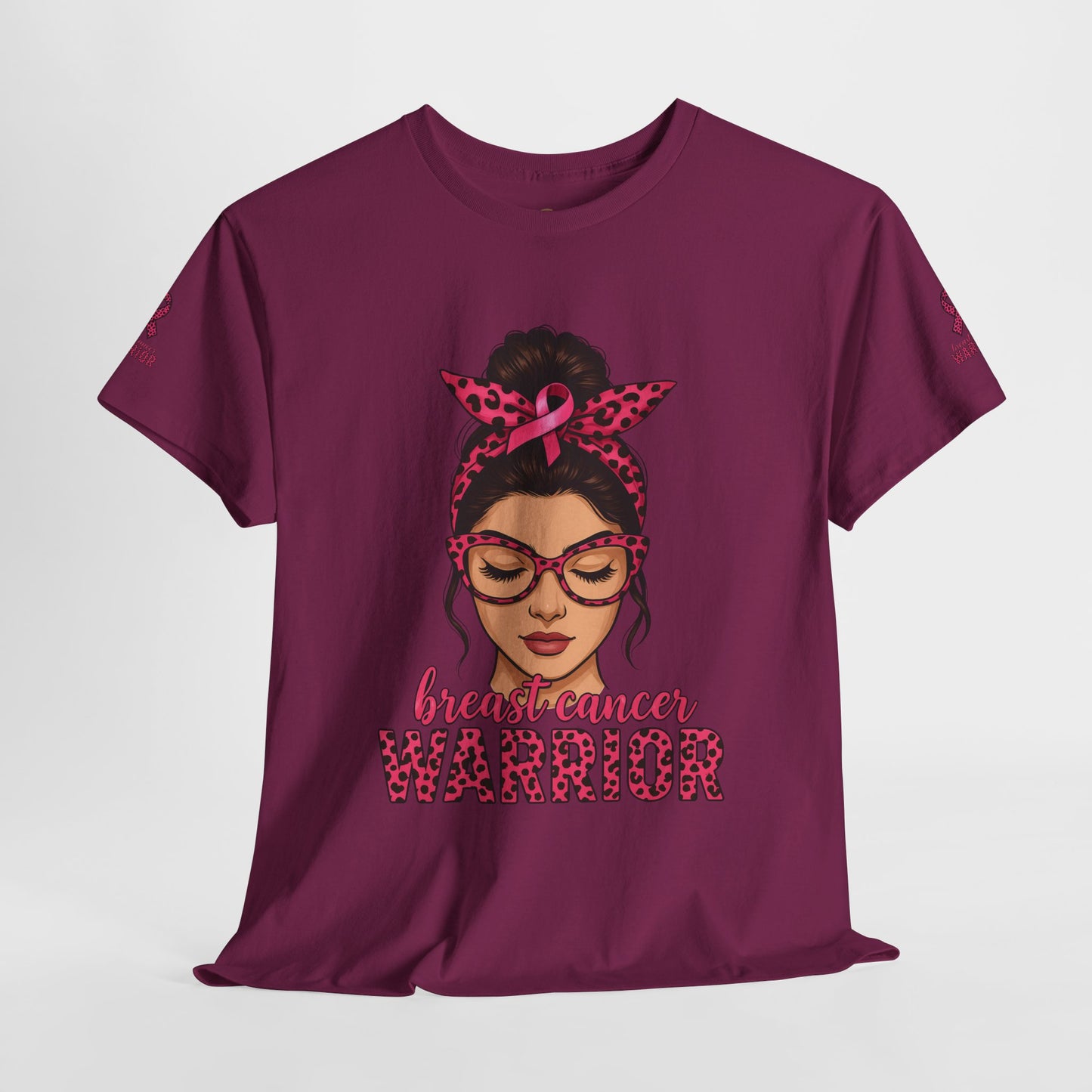 Breast Cancer Warrior Tee, Inspirational T-Shirt for Survivors, Supportive Gift for Cancer Awareness Events, Unisex Cotton Top, [...]