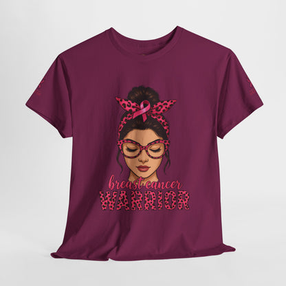 Breast Cancer Warrior Tee, Inspirational T-Shirt for Survivors, Supportive Gift for Cancer Awareness Events, Unisex Cotton Top, [...]