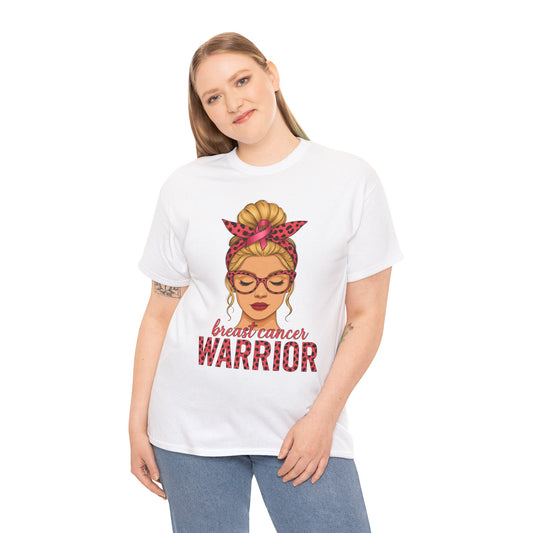 Breast Cancer Warrior Tee - Pink Ribbon Support