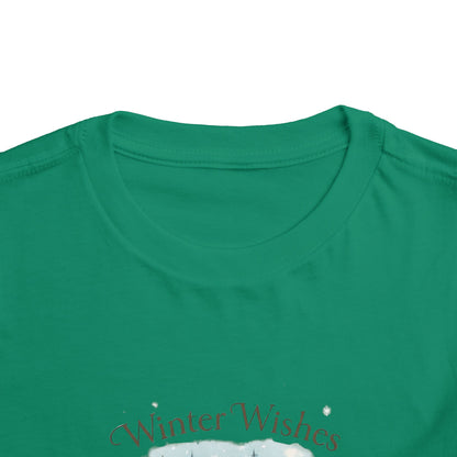 Winter Wishes Cottage Christmas Tee - Toddler Holiday