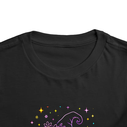 Toddler Halloween Tee - Witch Silhouette Floral Design