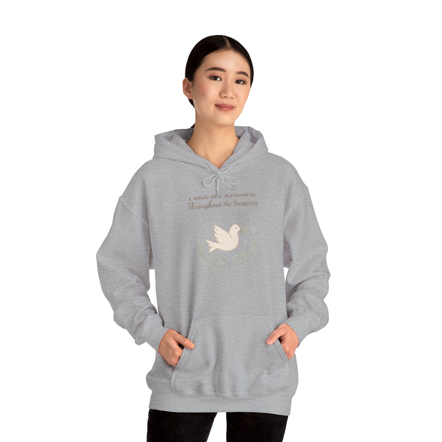 Holiday Peace Dove Hoodie — "I will not mention Thanksgiving Season" Cozy Pullover