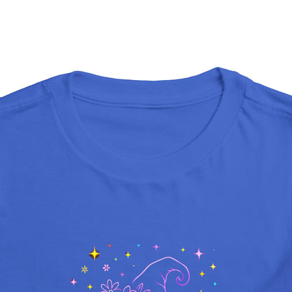 Toddler Halloween Tee - Witch Silhouette Floral Design