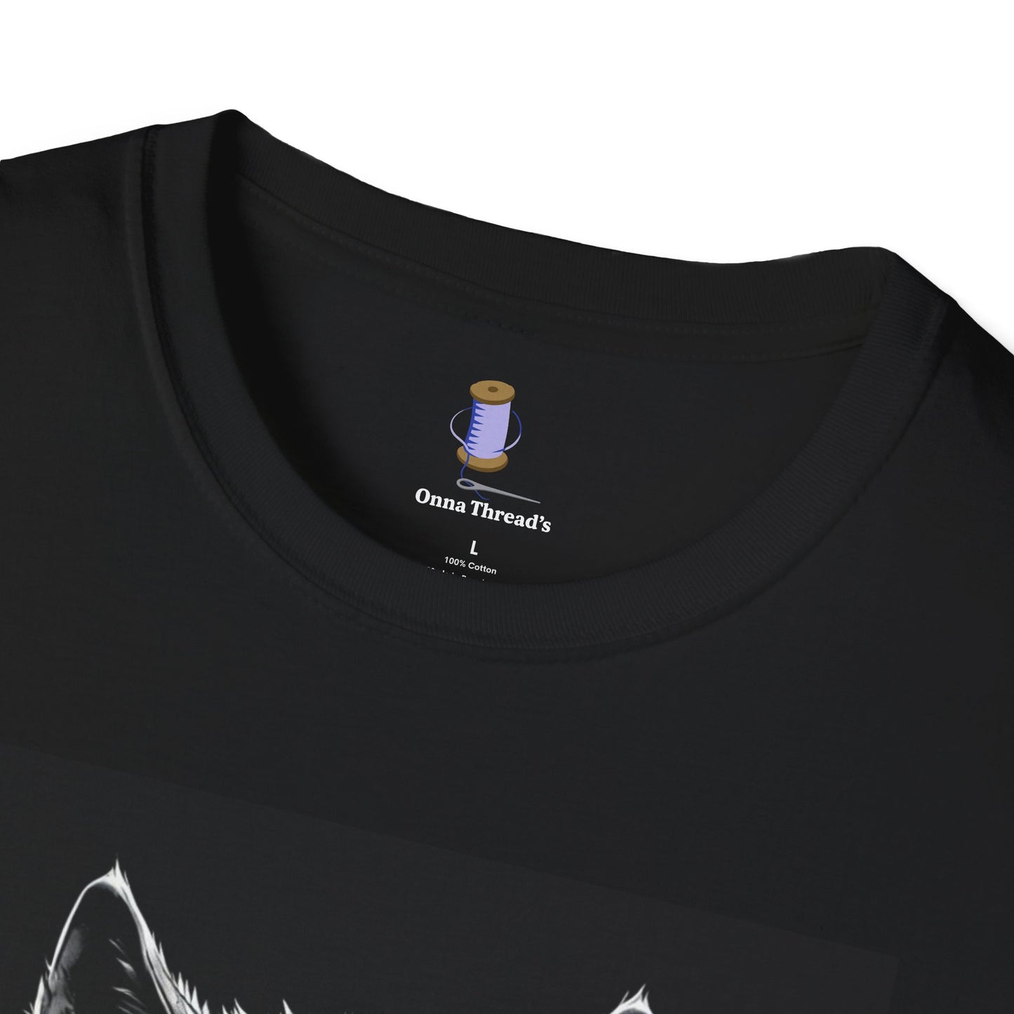 Wolf Graphic Unisex Softstyle T-Shirt, Animal Lover Apparel, Nature Tee, Unique Gift for Outdoorsy Friends, Casual Wear, Birthday Gift
