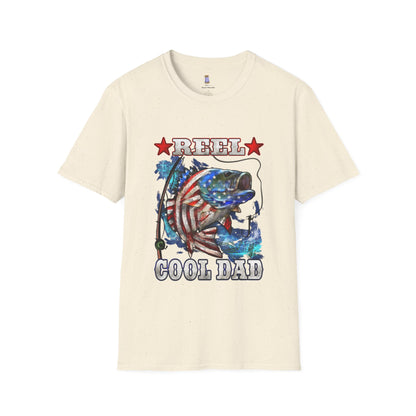 Reel Cool Dad T-Shirt | Fishing Gift | Father's Day Tee | Unisex Casual Wear | Outdoor Adventure Shirt | Dad Humor Clothing