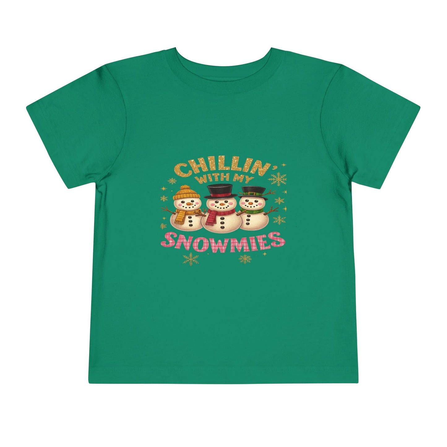 Chillin' with Snowmies Toddler Christmas Tee