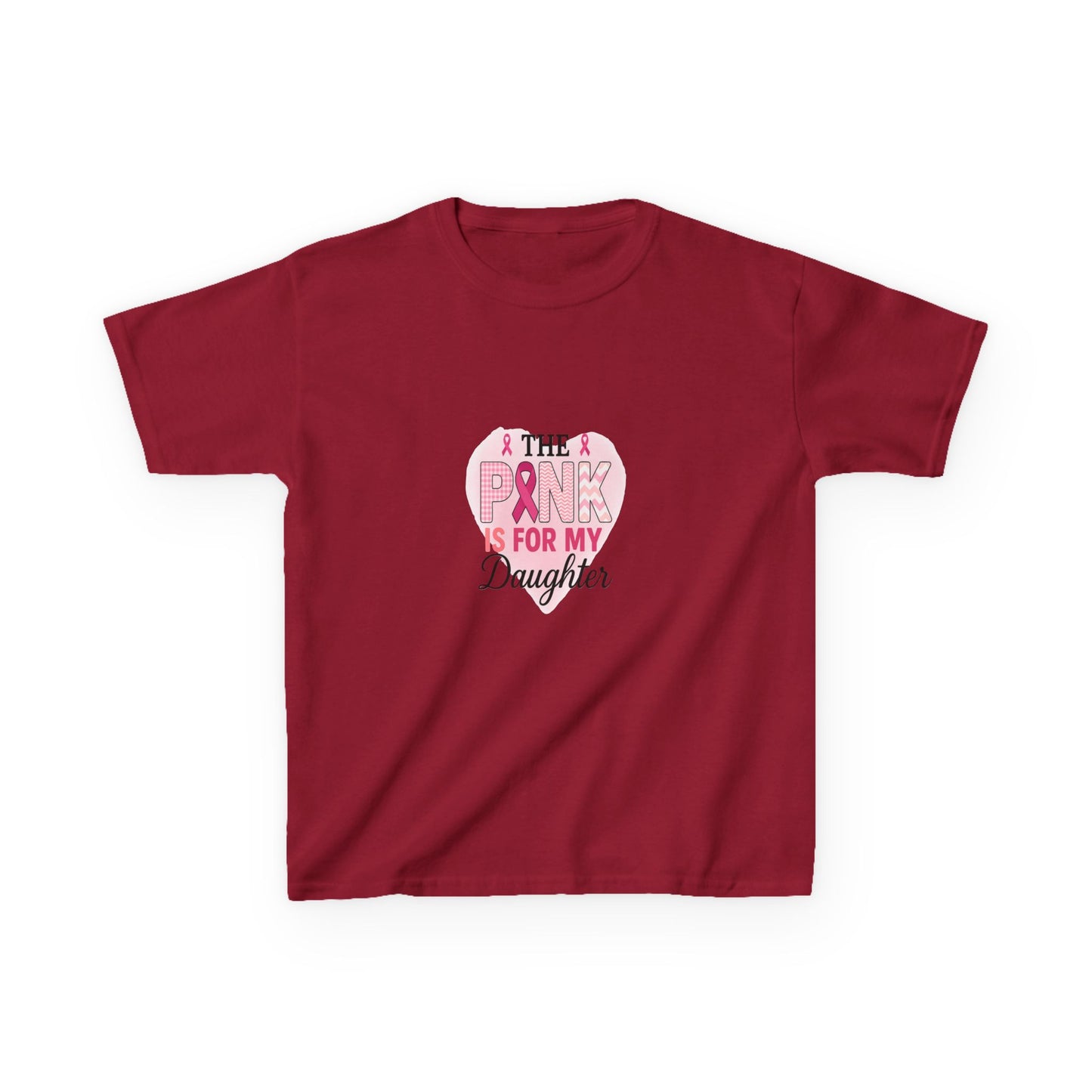 Pink Dinosaur Daughter Tee - Breast Cancer Awareness