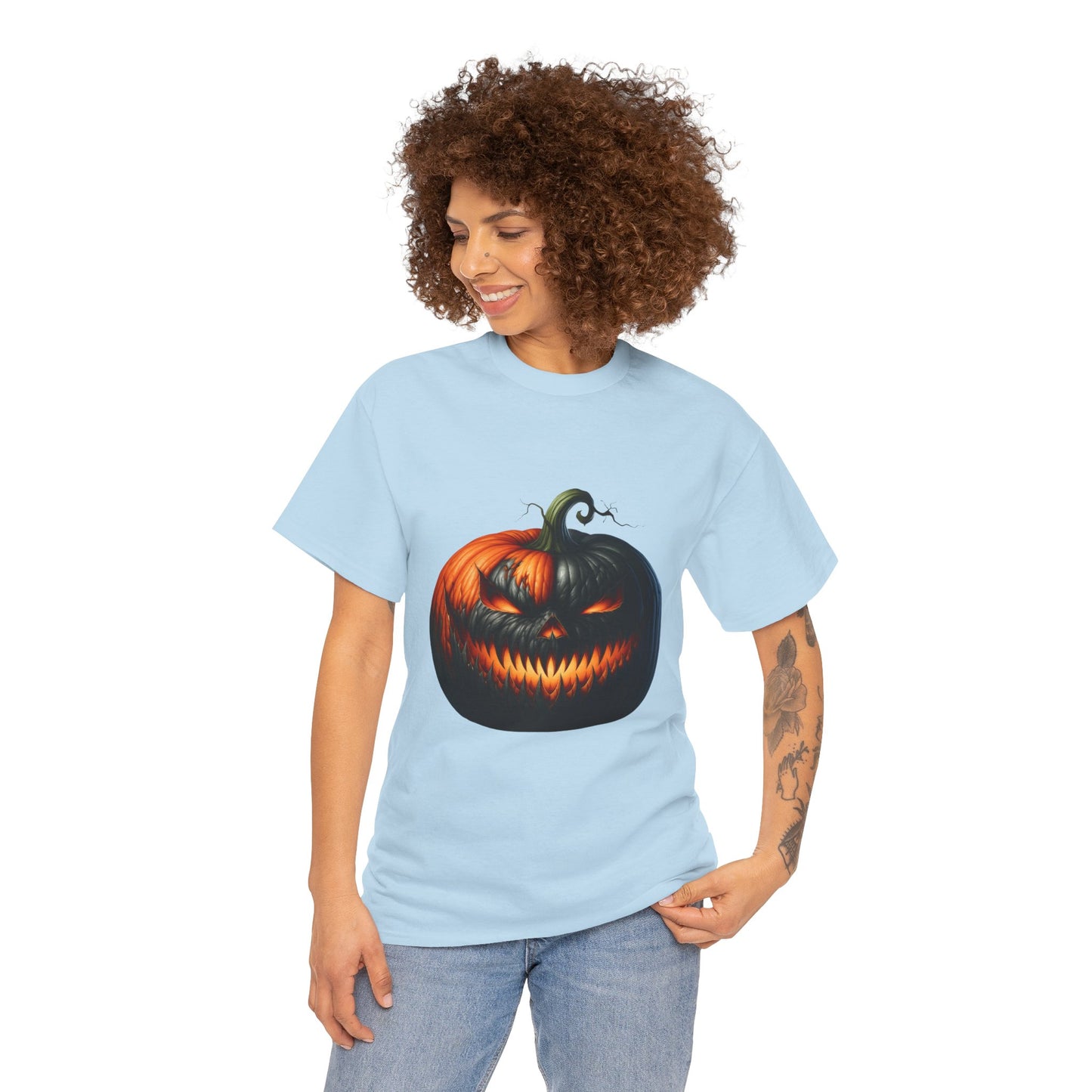 Sinister Pumpkin – Halloween Glow Tee