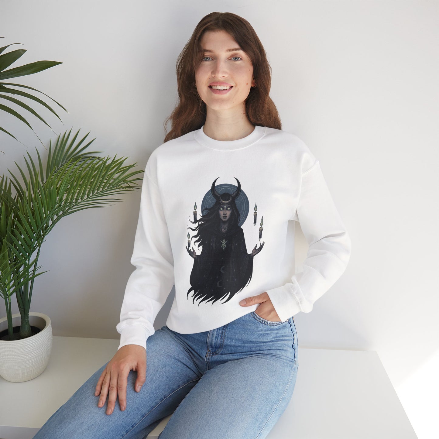 Mystic Witch Crewneck - Gothic Halloween Sweatshirt