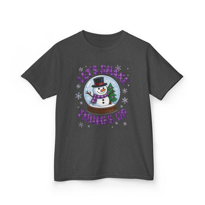 OT Snowman Snow Globe Kids Christmas Tee