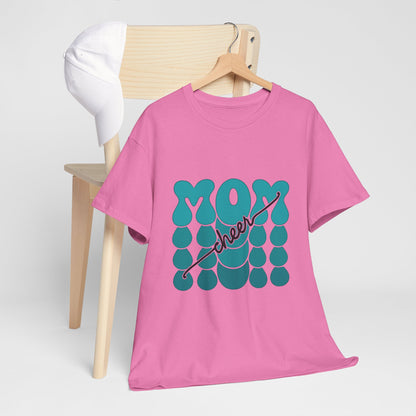 MOM Cheer – Turquoise Spirit Tee