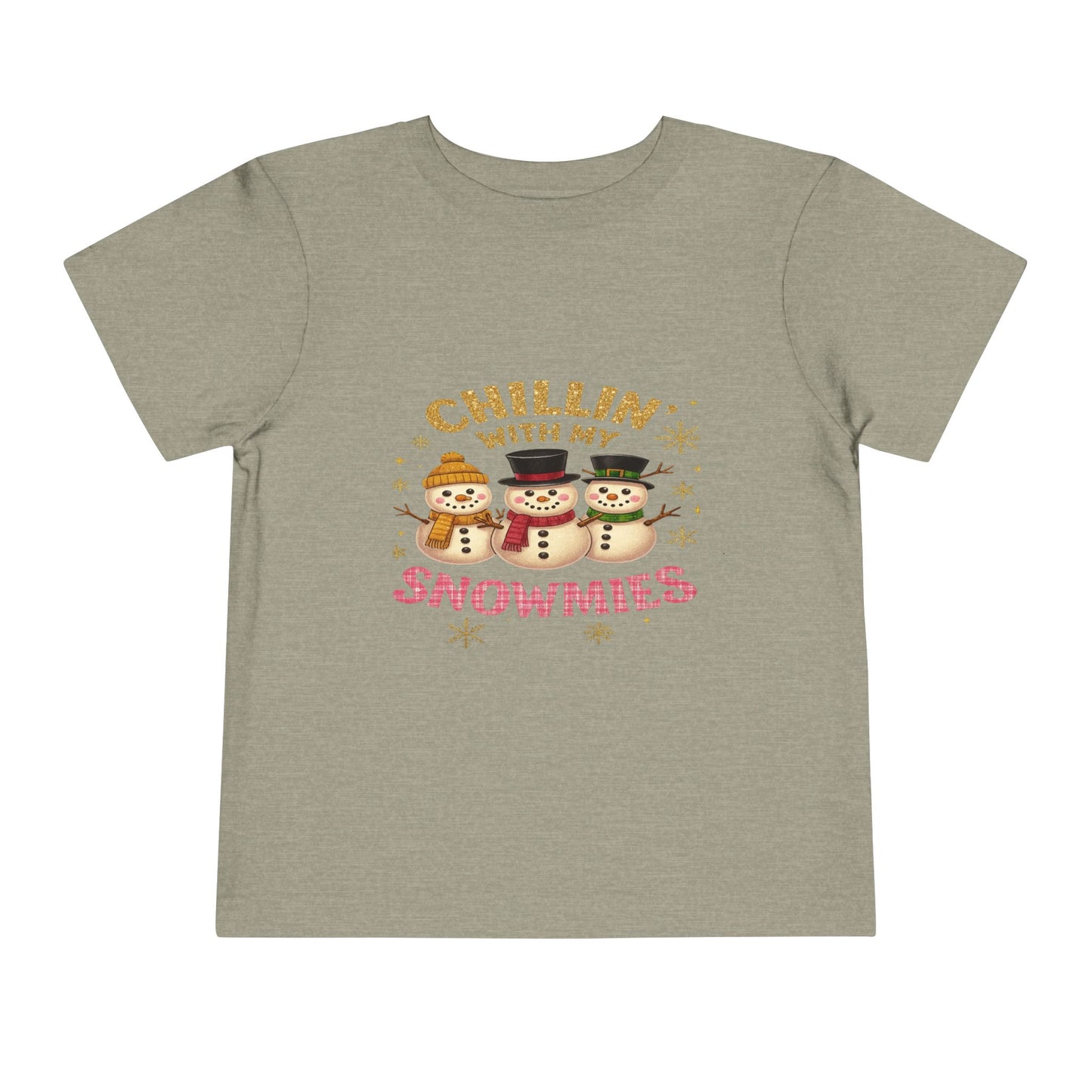Chillin' with Snowmies Toddler Christmas Tee