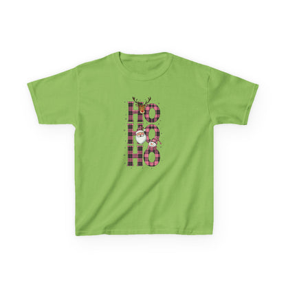HO HO HO Dinosaur Christmas Kids Tee