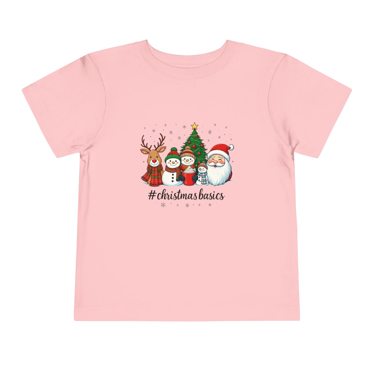 Christmas Basics Toddler Tee - Festive Holiday Fun