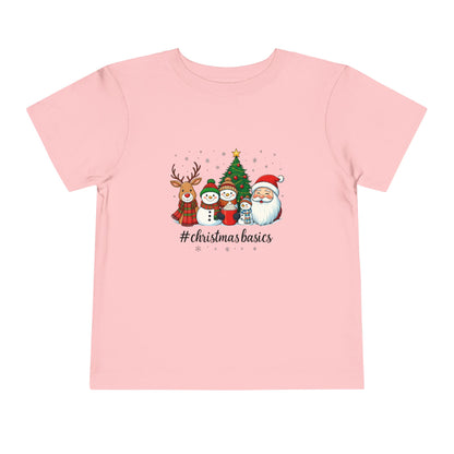 Christmas Basics Toddler Tee - Festive Holiday Fun