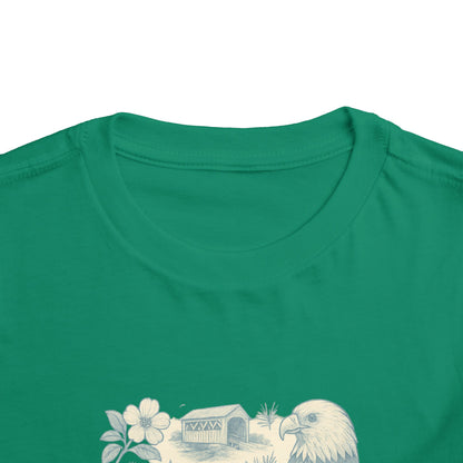 Toddler Tee - NC Landmarks Vintage First in Flight Design
