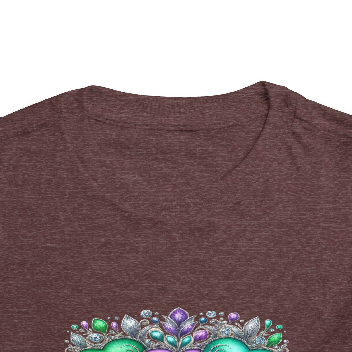 Toddler Tee Live Laugh Love Floral Design