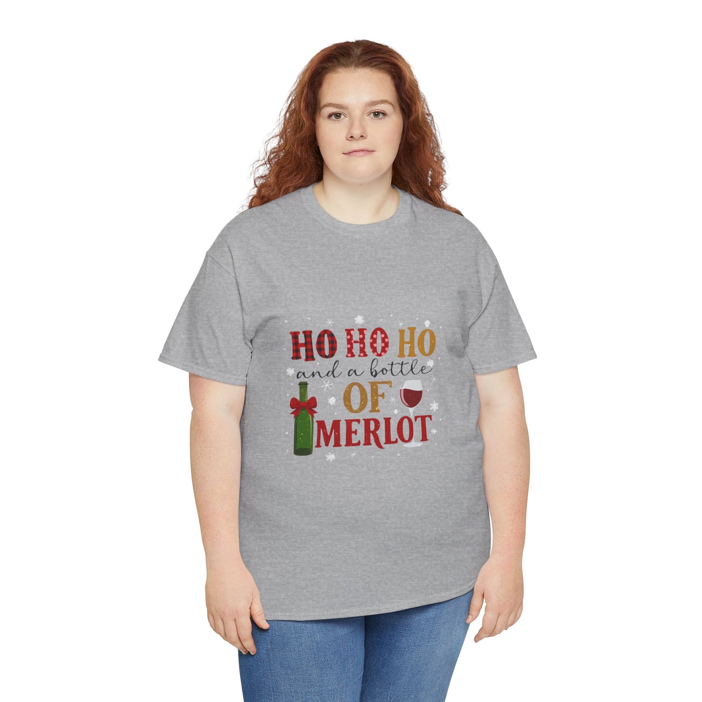 Ho Ho Ho Merlot Christmas Tee