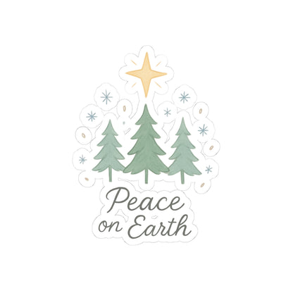 Peace on Earth Christmas Sticker