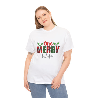 One Merry Wife Christmas Tee