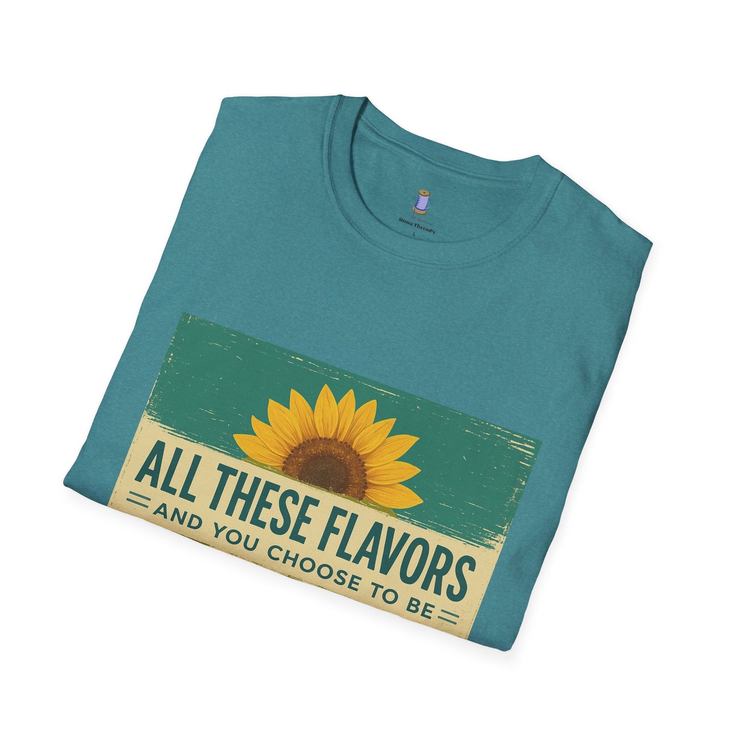 Sunflower Salty T-Shirt: Unisex Softstyle Tee for Sunshine Lovers, Casual Wear, Birthday Gift, Summer Vibes, Relaxed Style