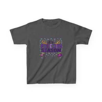 It's Freezin' Season Dino Christmas Tee - Kids Holiday Shirt