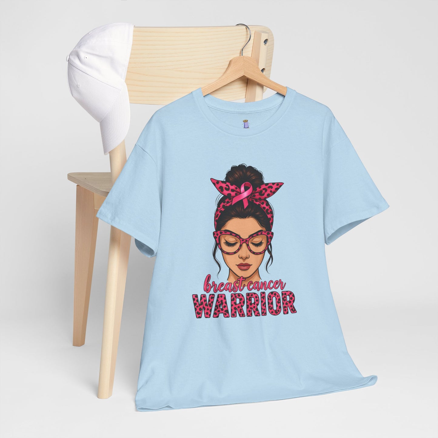 Breast Cancer Warrior Tee, Inspirational T-Shirt for Survivors, Supportive Gift for Cancer Awareness Events, Unisex Cotton Top, [...]