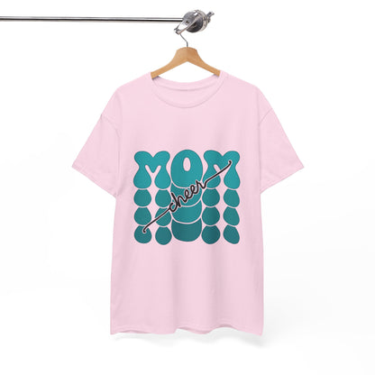 MOM Cheer – Turquoise Spirit Tee
