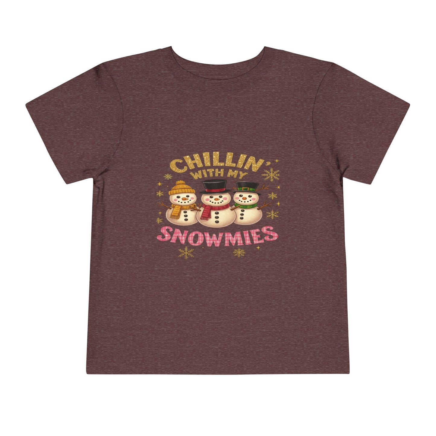 Chillin' with Snowmies Toddler Christmas Tee