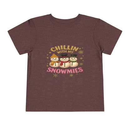 Chillin' with Snowmies Toddler Christmas Tee