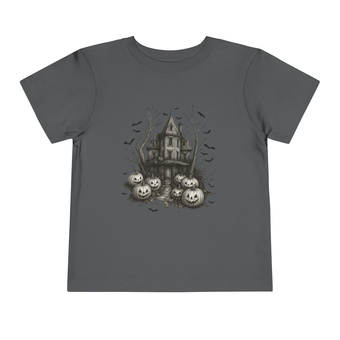 Spooky Halloween House Toddler Christmas Tee
