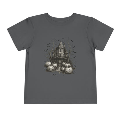 Spooky Halloween House Toddler Christmas Tee