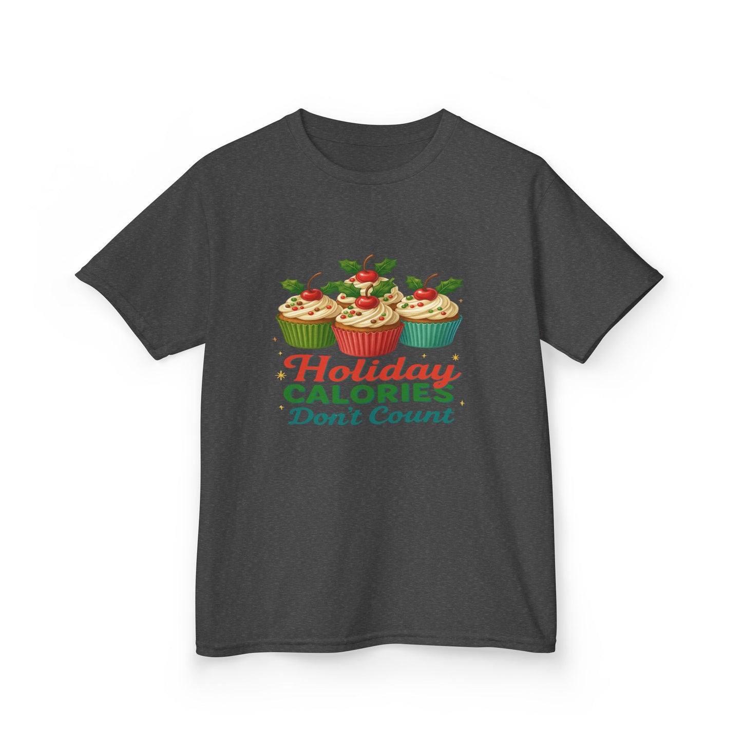 Holiday Calories Don't Count Dino Cupcake Tee