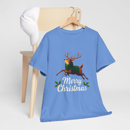Merry Christmas Reindeer Tee