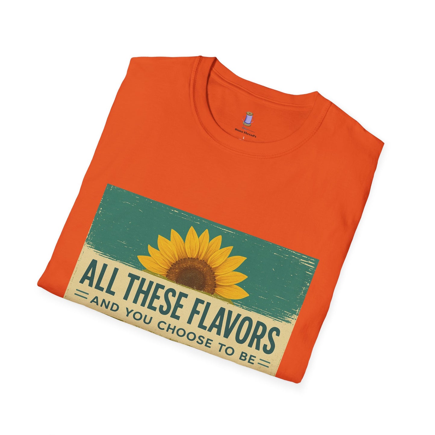 Sunflower Salty T-Shirt: Unisex Softstyle Tee for Sunshine Lovers, Casual Wear, Birthday Gift, Summer Vibes, Relaxed Style