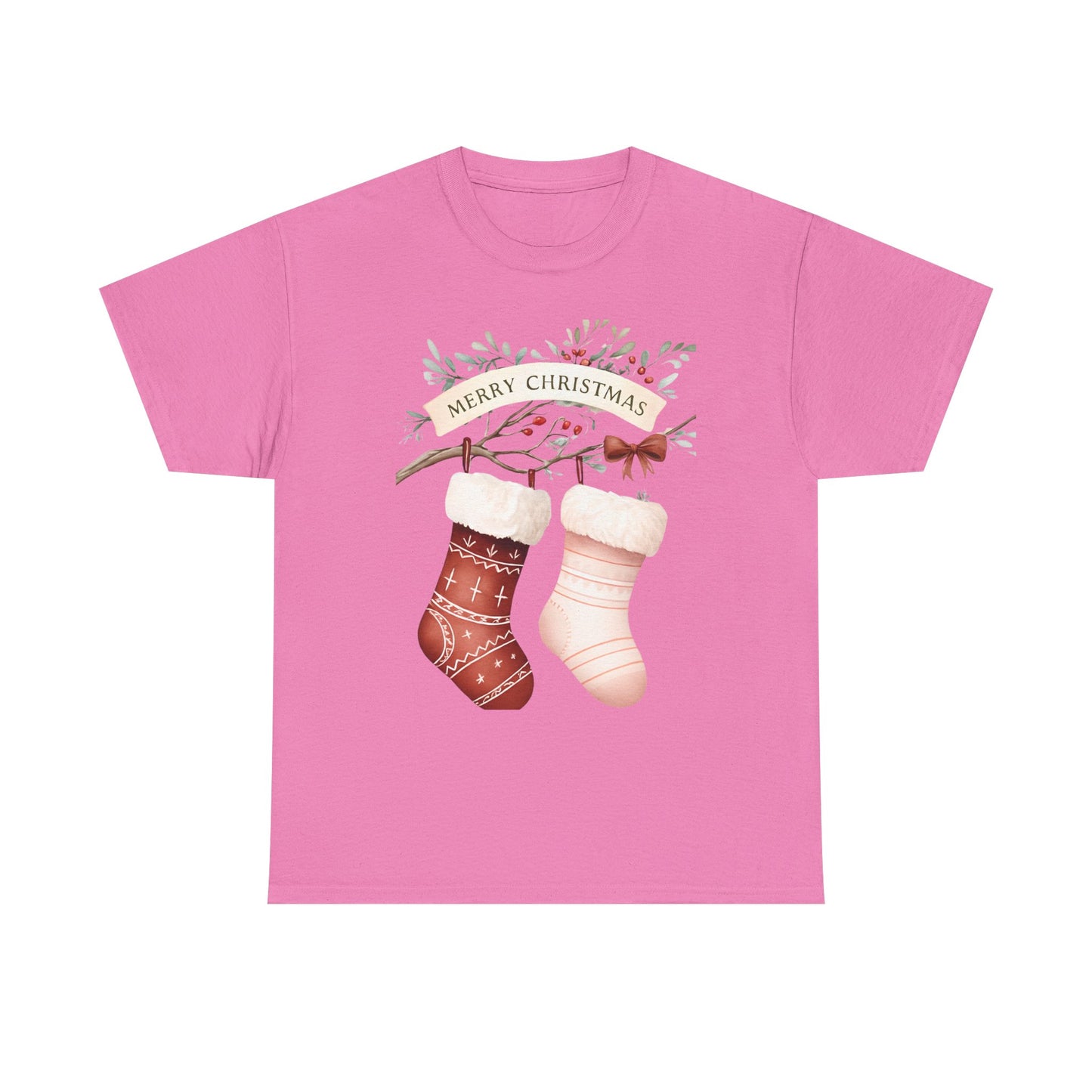 Watercolor Christmas Stocking Tee - Hope & Love