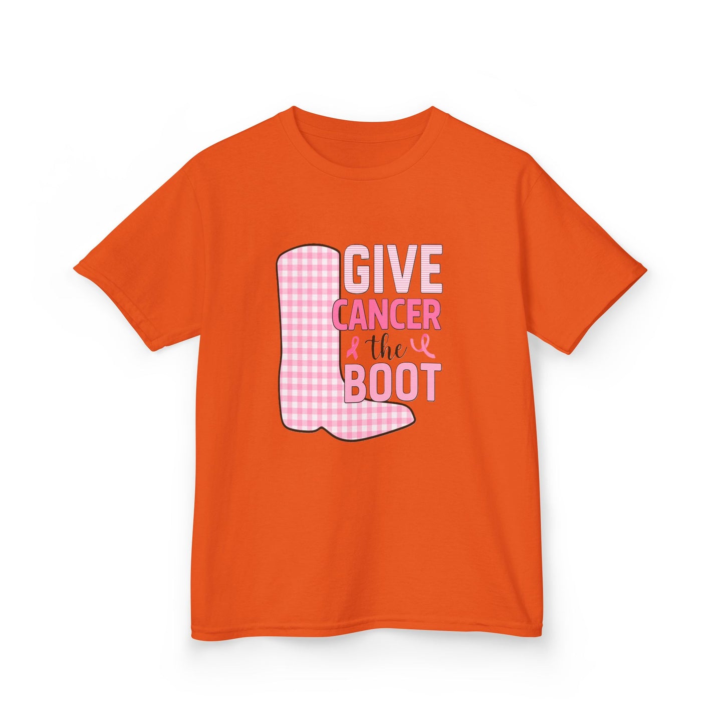 Give Cancer the Boot: Dinosaur Christmas Tee