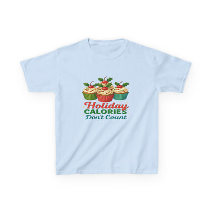 Holiday Calories Don't Count Dino Cupcake Tee