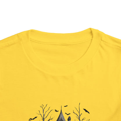 Spooky Halloween House Toddler Christmas Tee