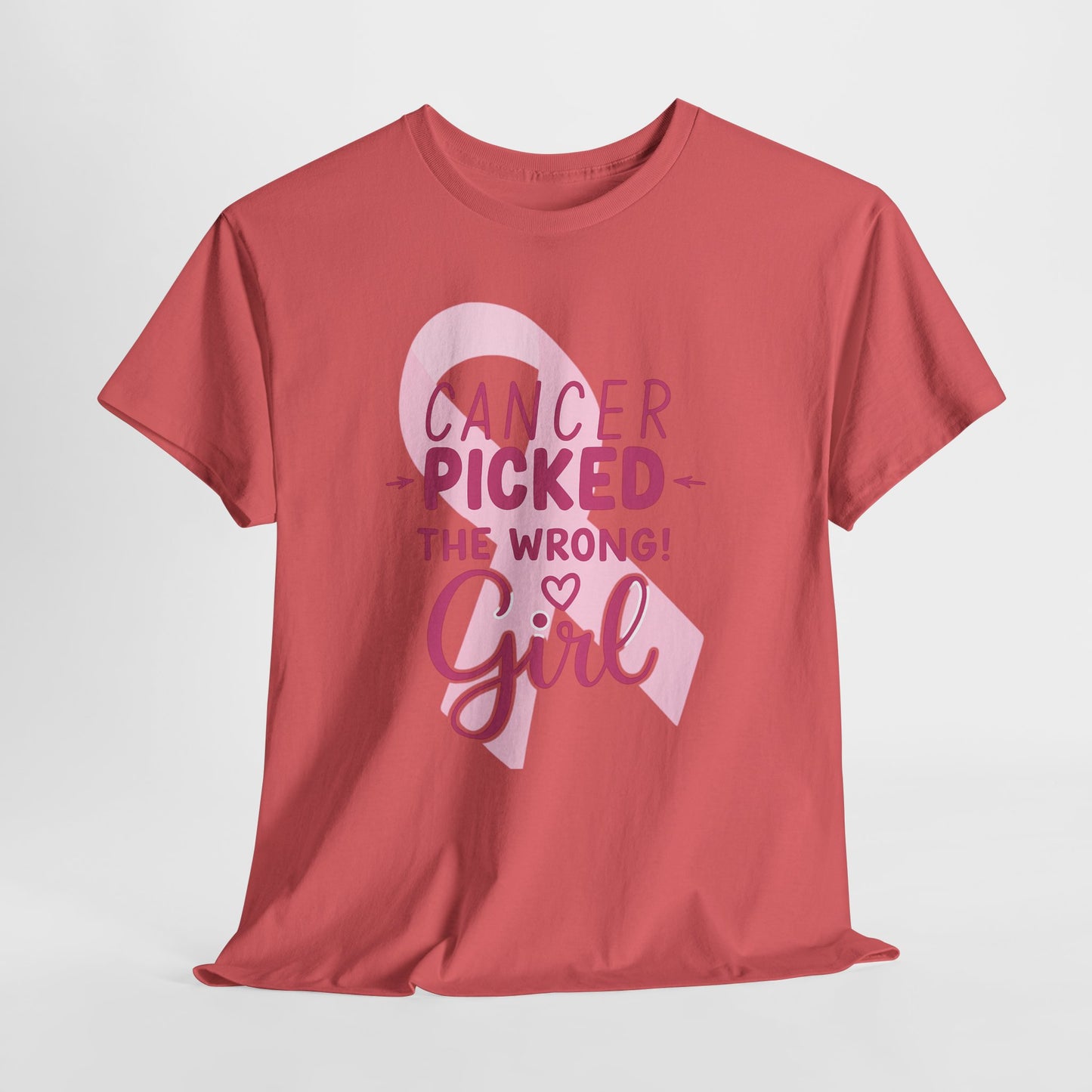 Cancer: The Wrong Picked Girl - Pink Ribbon Tee
