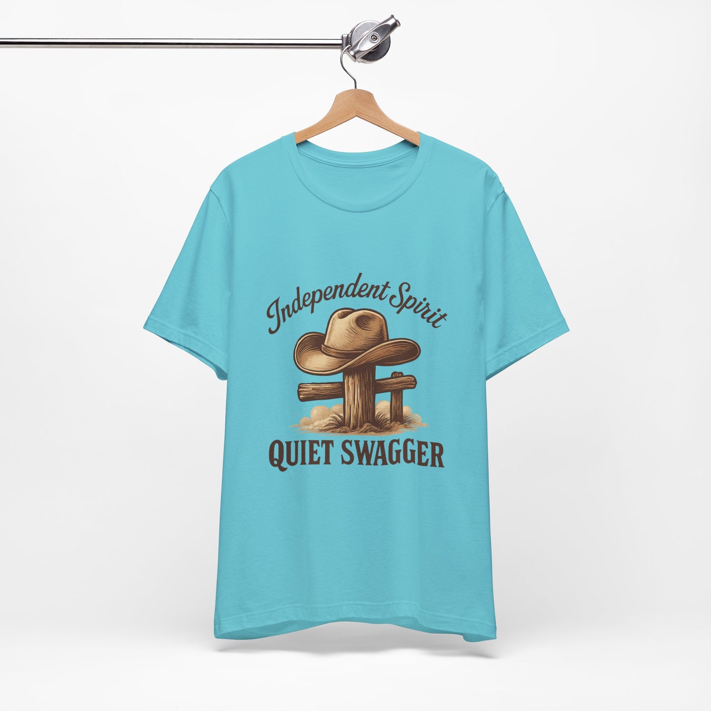 Quiet Swagger Cowboy Tee — Independent Spirit Western T-Shirt