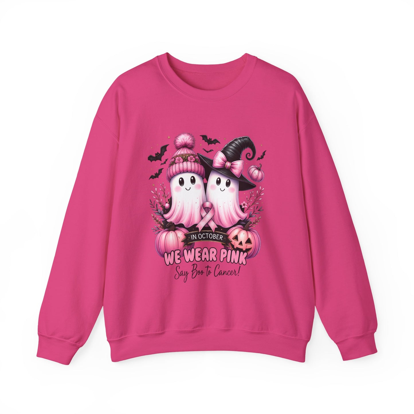 Boo-tiful Breast Cancer Awareness Halloween Crewneck