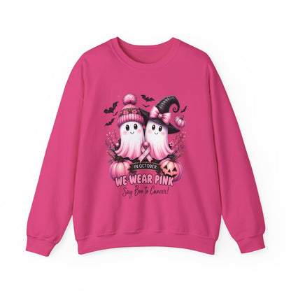 Boo-tiful Breast Cancer Awareness Halloween Crewneck