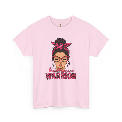 Breast Cancer Warrior Tee, Inspirational T-Shirt for Survivors, Supportive Gift for Cancer Awareness Events, Unisex Cotton Top, [...]