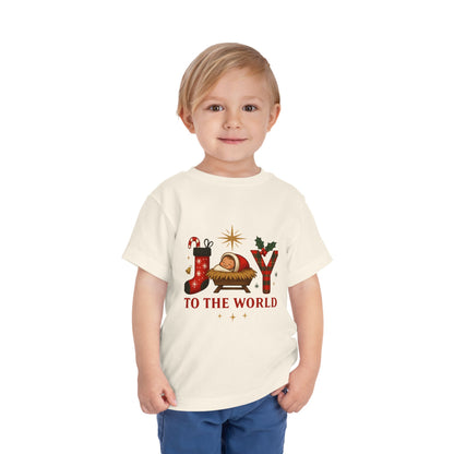 Joy to the World Toddler Christmas Tee