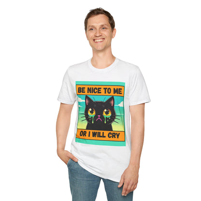 Playful Cat Graphic Tee, Unisex T-Shirt, Gift for Cat Lovers, Cute Animal Apparel, Funny Pet Quote Shirt