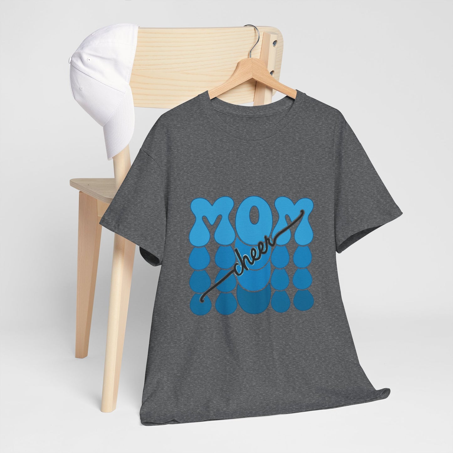 Blue Mom Cheer T-Shirt